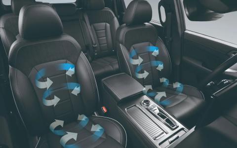 KGM Rexton ventilated front seats